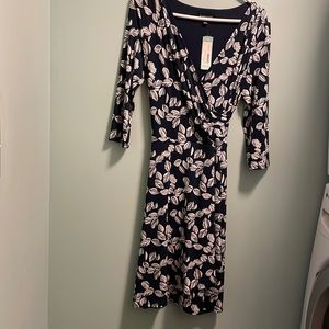 41 Hawthorn navy wrap dress